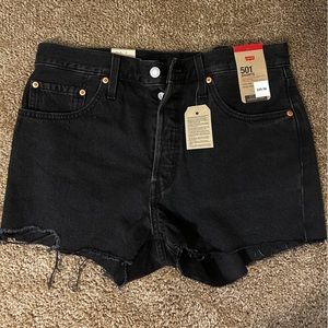 Black Levi’s 501 Denim Short